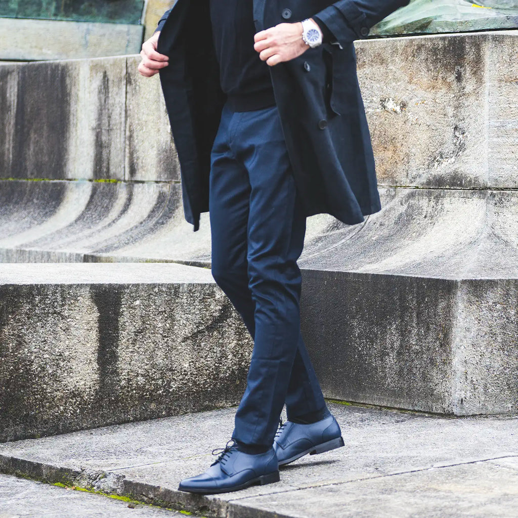 Black suede derby discount