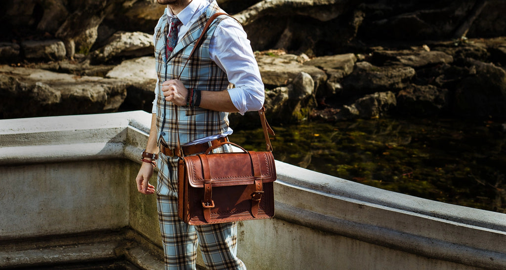 Custom made leather bags hotsell