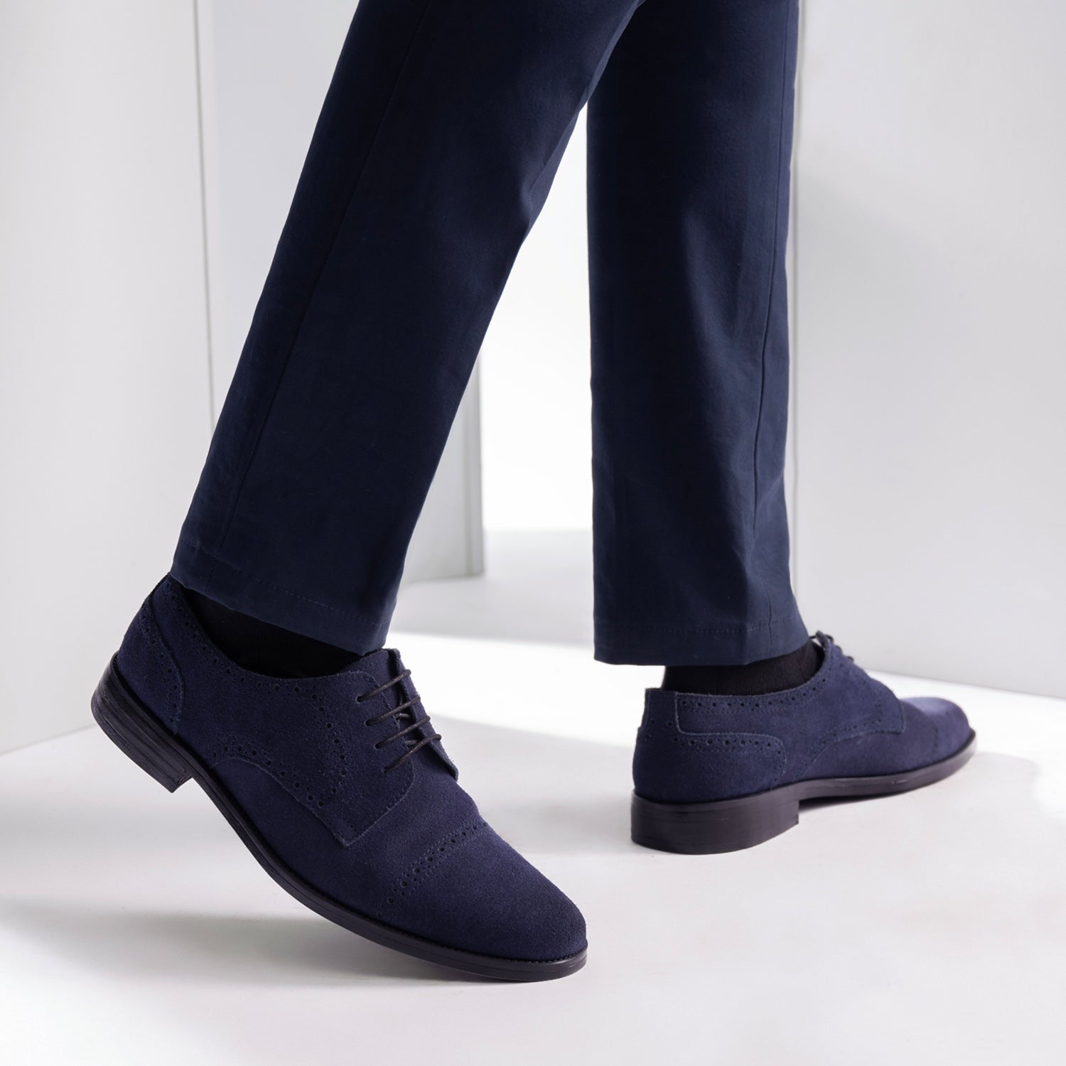 Ted Baker London TICH 2 Blue Suede Derby Shoes Men\'s Size 11.5 Business Office Men main image 3