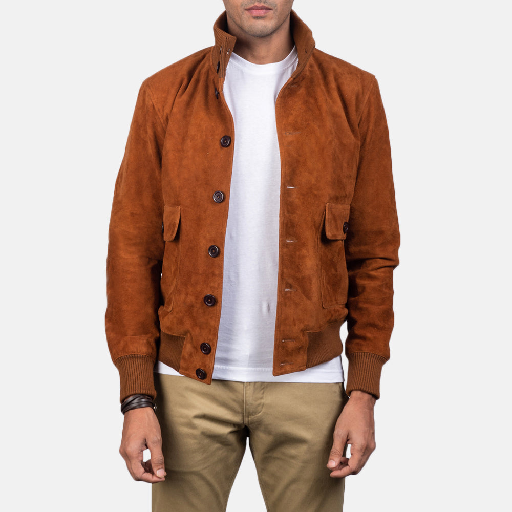 Men s Goatskin Leather Jackets Buy Goatskin Jackets For Men in Canada The Jacket Maker