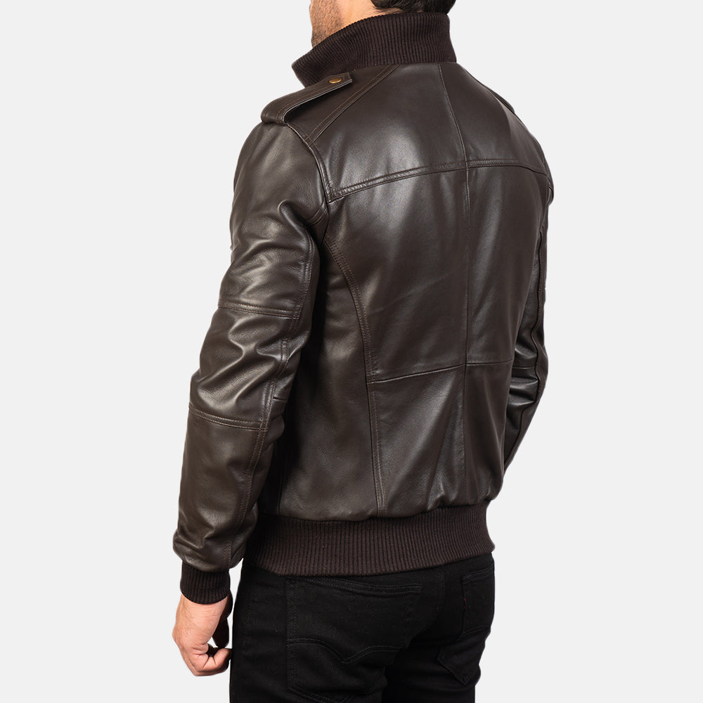ジャケット・アウター TYPE SHADE G2B BOMBER LEATHER JACKET G2B'' GRIM 2WAY BOMBER LEATHER JACKET – Type Shade
