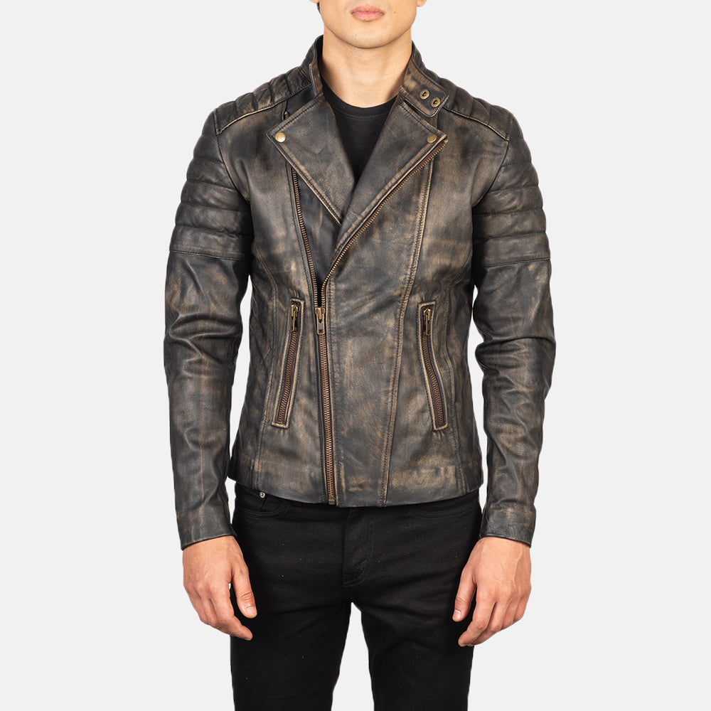 Men's Vintage Leather Jackets | Distressed & Retro Cuts | The