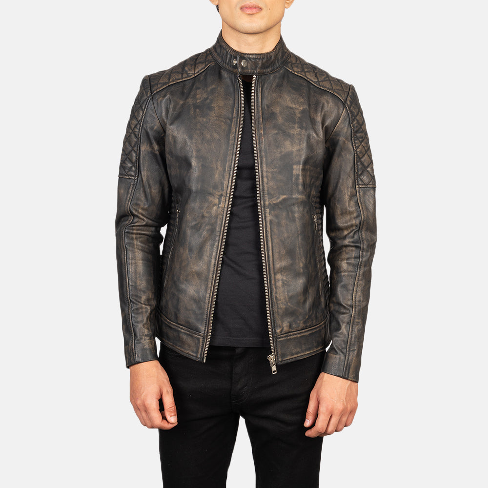 Men s Goatskin Leather Jackets Buy Goatskin Jackets For Men in Canada The Jacket Maker