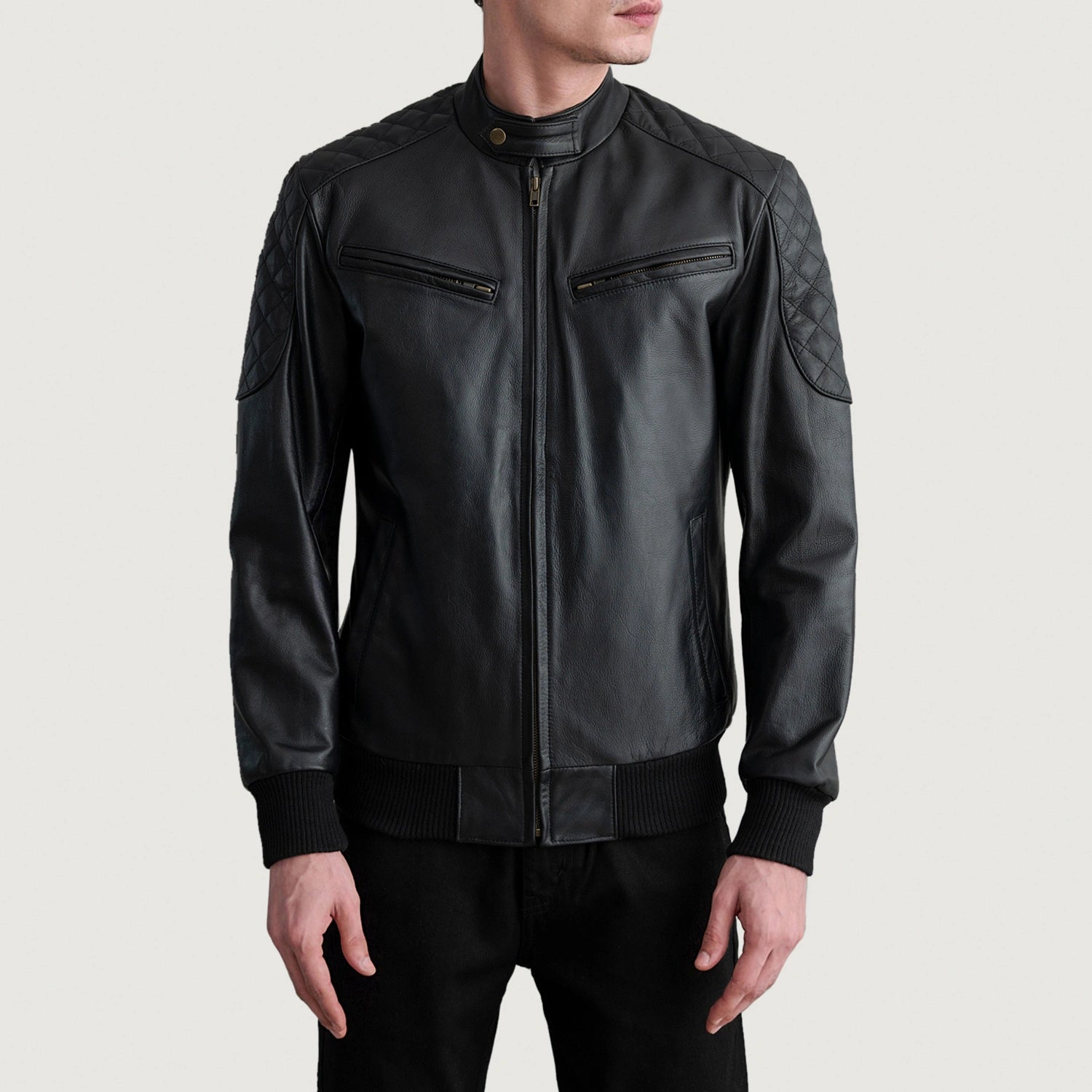 ジャケット・アウター VACANT Archive COW LEATHER BLACK JACKET Cow Leather Flight Jacket | YOKE Official Website