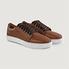 color swatch Murphy Low Top Tan Leather Sneakers