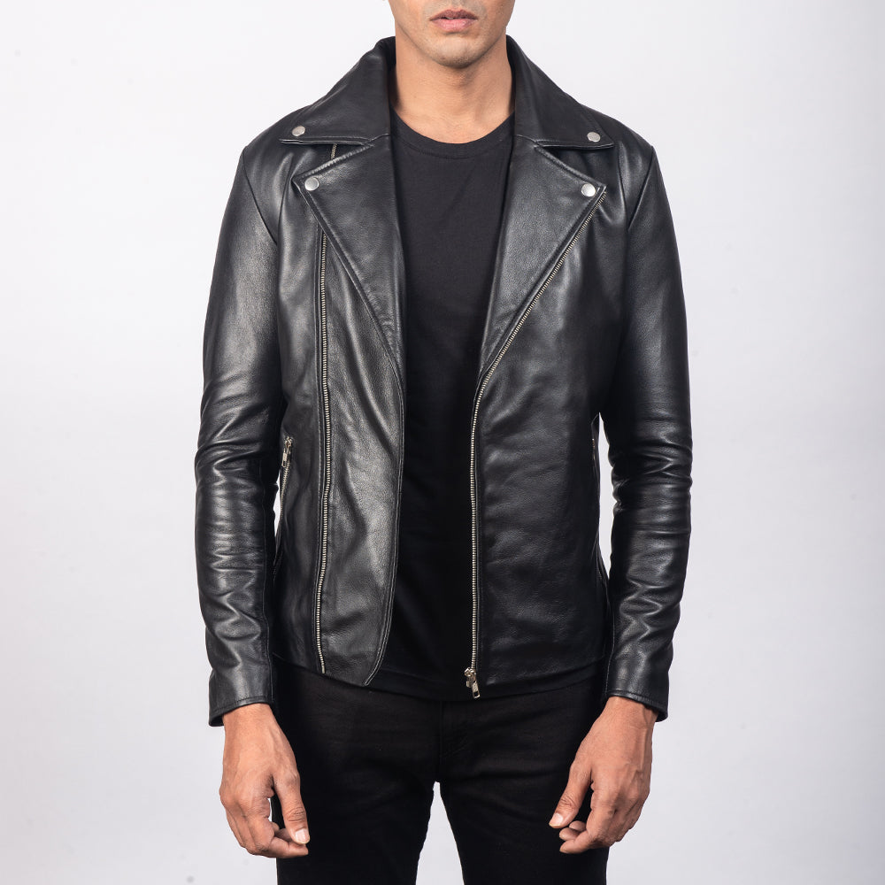 Men s Biker Leather Jackets Buy Biker Leather Jackets For Men in Canada The Jacket Maker