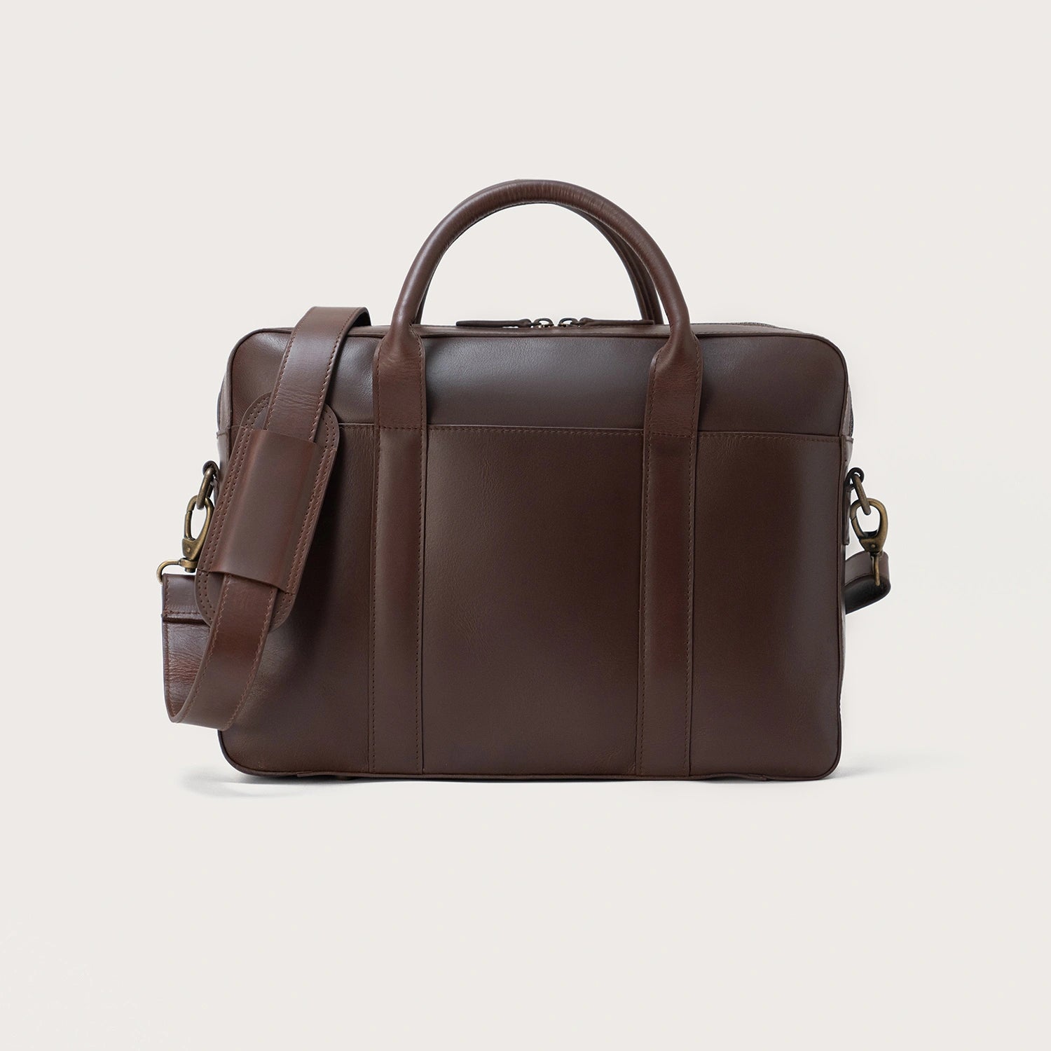 The Captain Vintage Brown Leather Briefcase For Men – The Jacket Maker