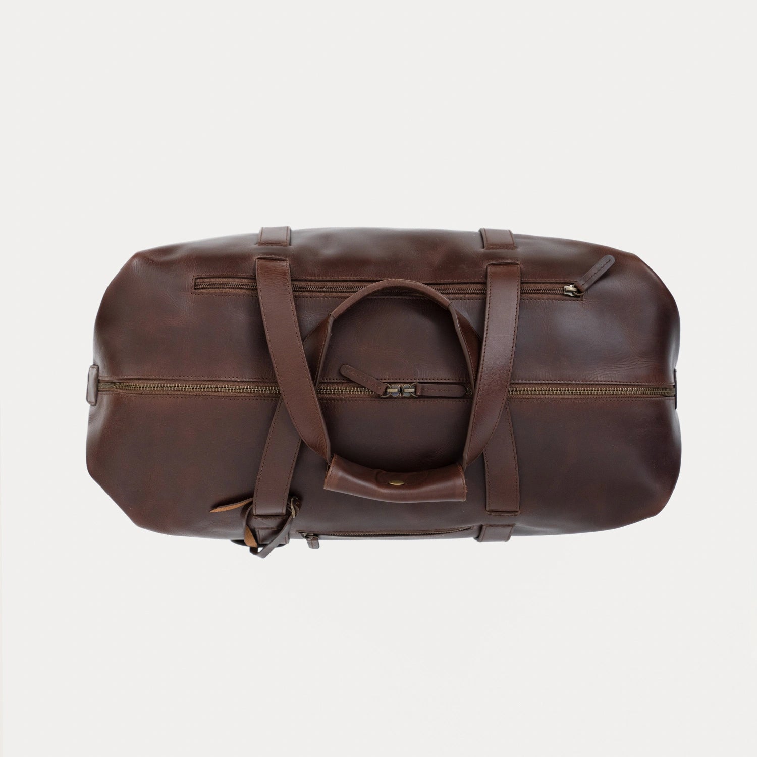 The Dale Vintage Brown Leather Duffle Bag For Men & Women – The