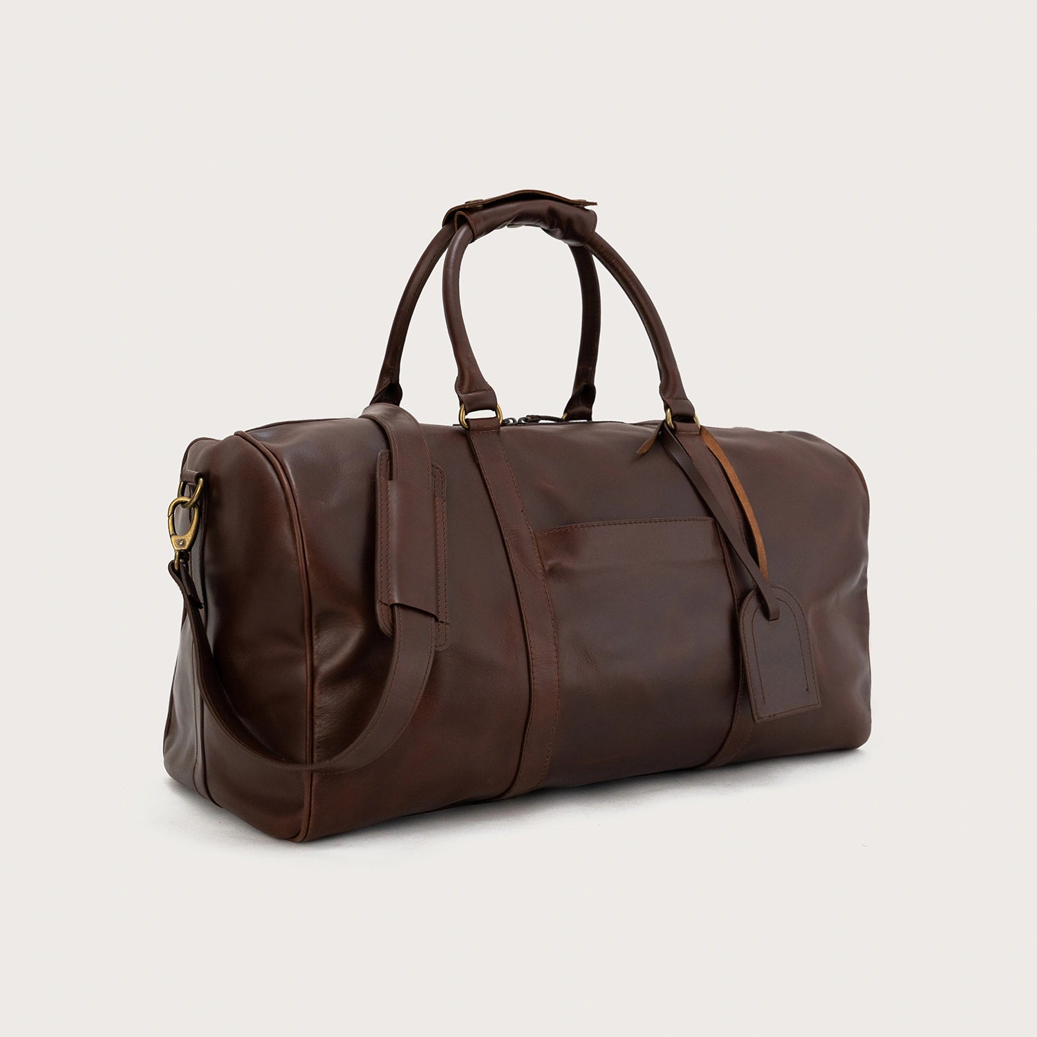 The Darrio Vintage Brown Leather Duffle Bag For Men & Women – The