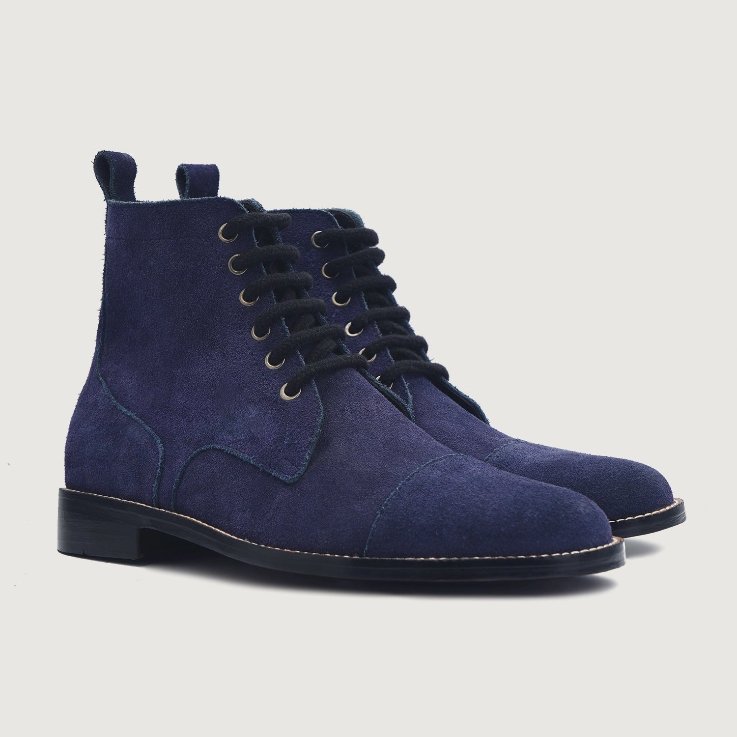 Blue suede shoe boots outlet