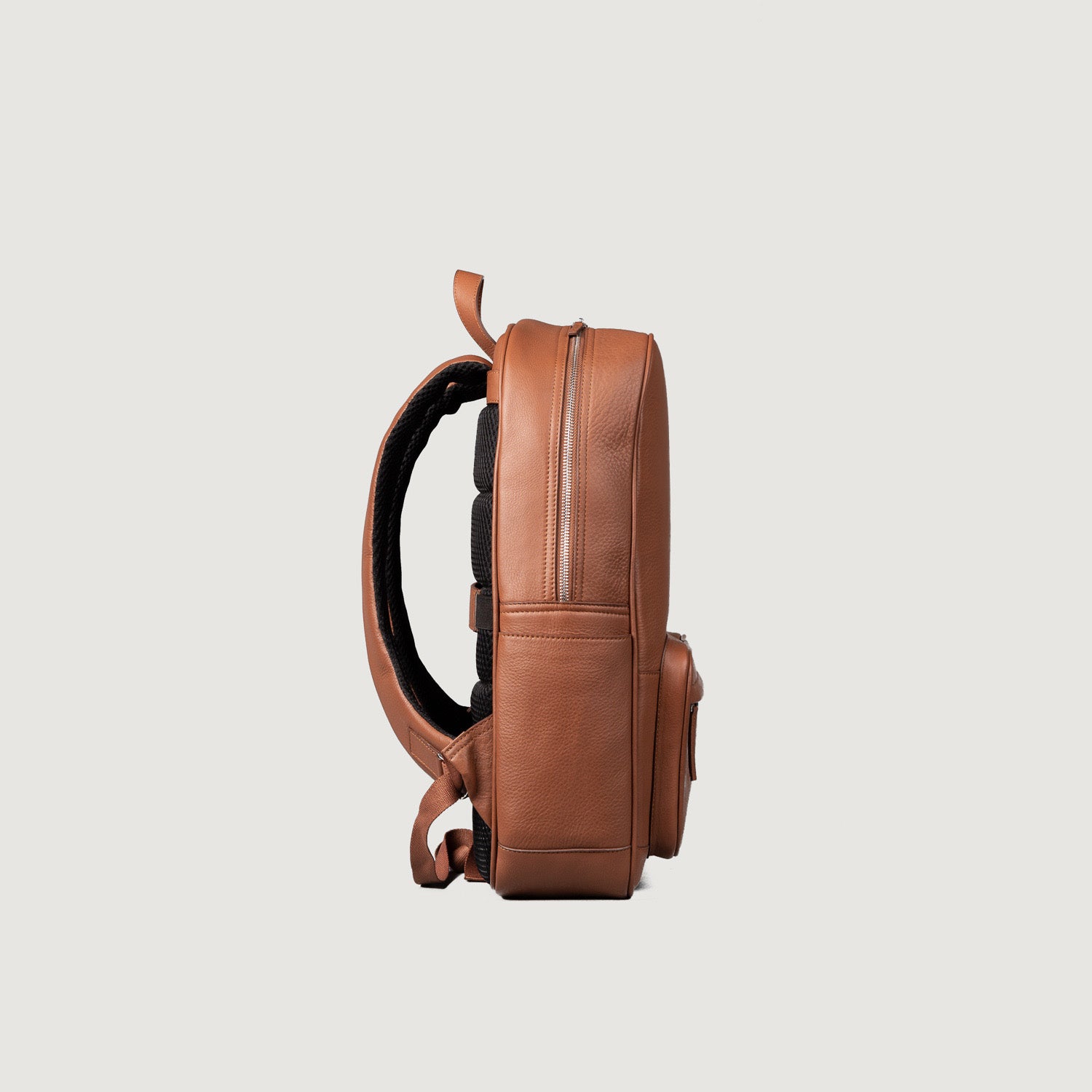 The Philos Brown Leather Backpack For Men & Women – The  display picture 2