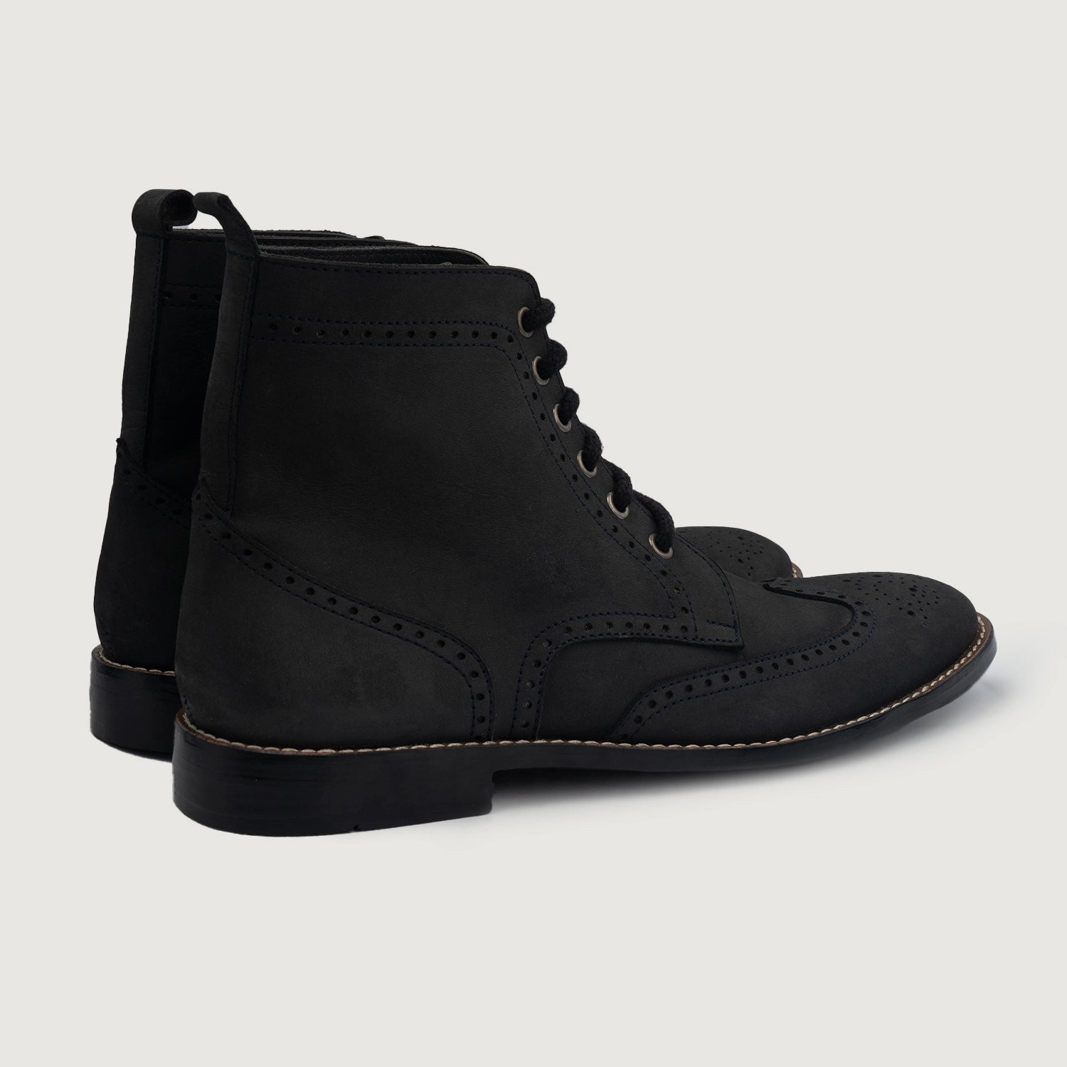 Nubuck leather boots mens top
