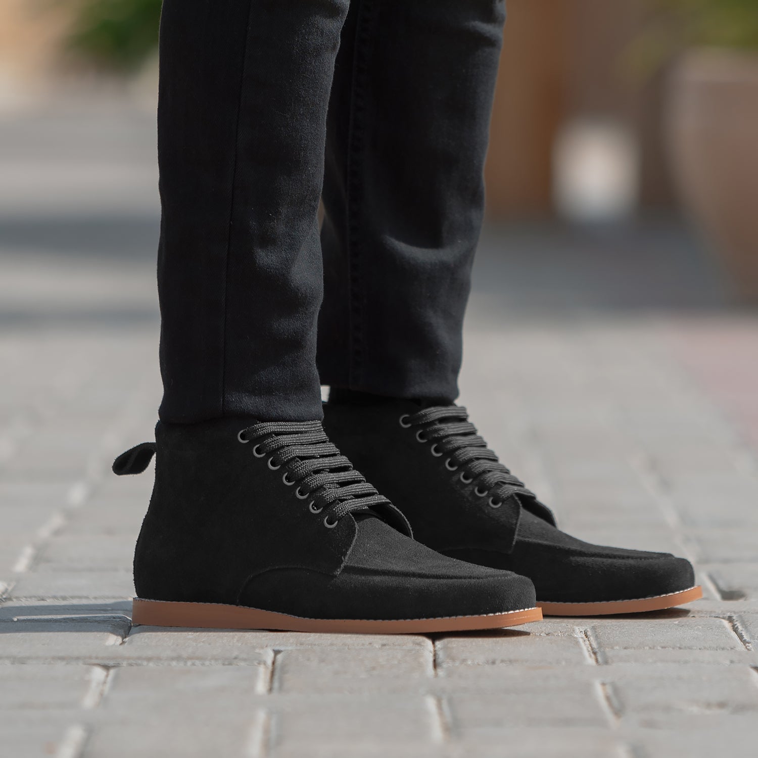 Black suede men online
