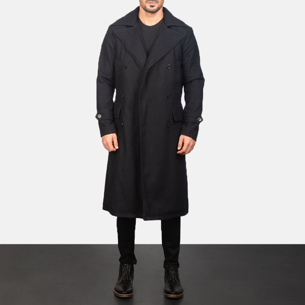 Black detective coat deals